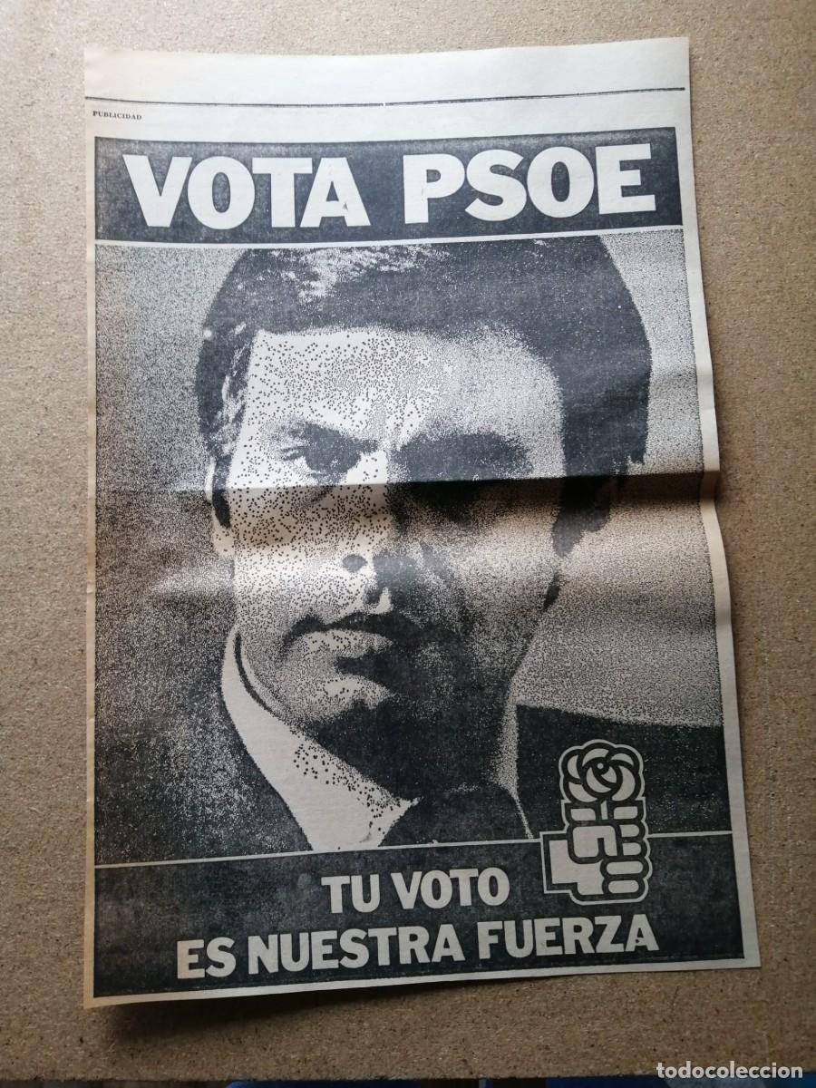 Otros Art&iacute;culos de Coleccionismo en Papel: ANUNCIO PRENSA. VOTA PSOE, FELIPE GONZALEZ (1979)