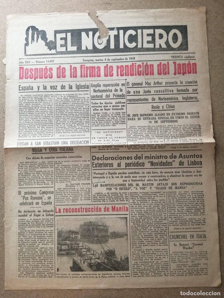 Otros Art&iacute;culos de Coleccionismo en Papel: NOTICIA DE PRENSA. DESPUES DE LA FIRMA DE RENDICION DEL JAPON - LA RENCONSTRUCCION DE MANILA (1945)