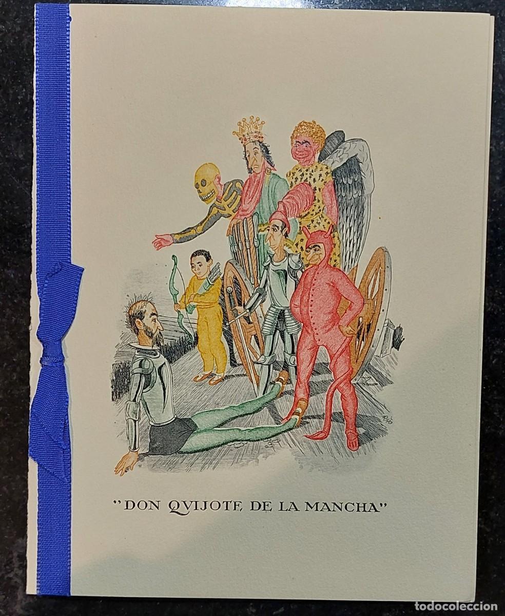 Otros Art&iacute;culos de Coleccionismo en Papel: DON QUIJOTE DE LA MANCHA. TARJETA DE FELICITACI&Oacute;N NAVIDAD Y A&Ntilde;O NUEVO