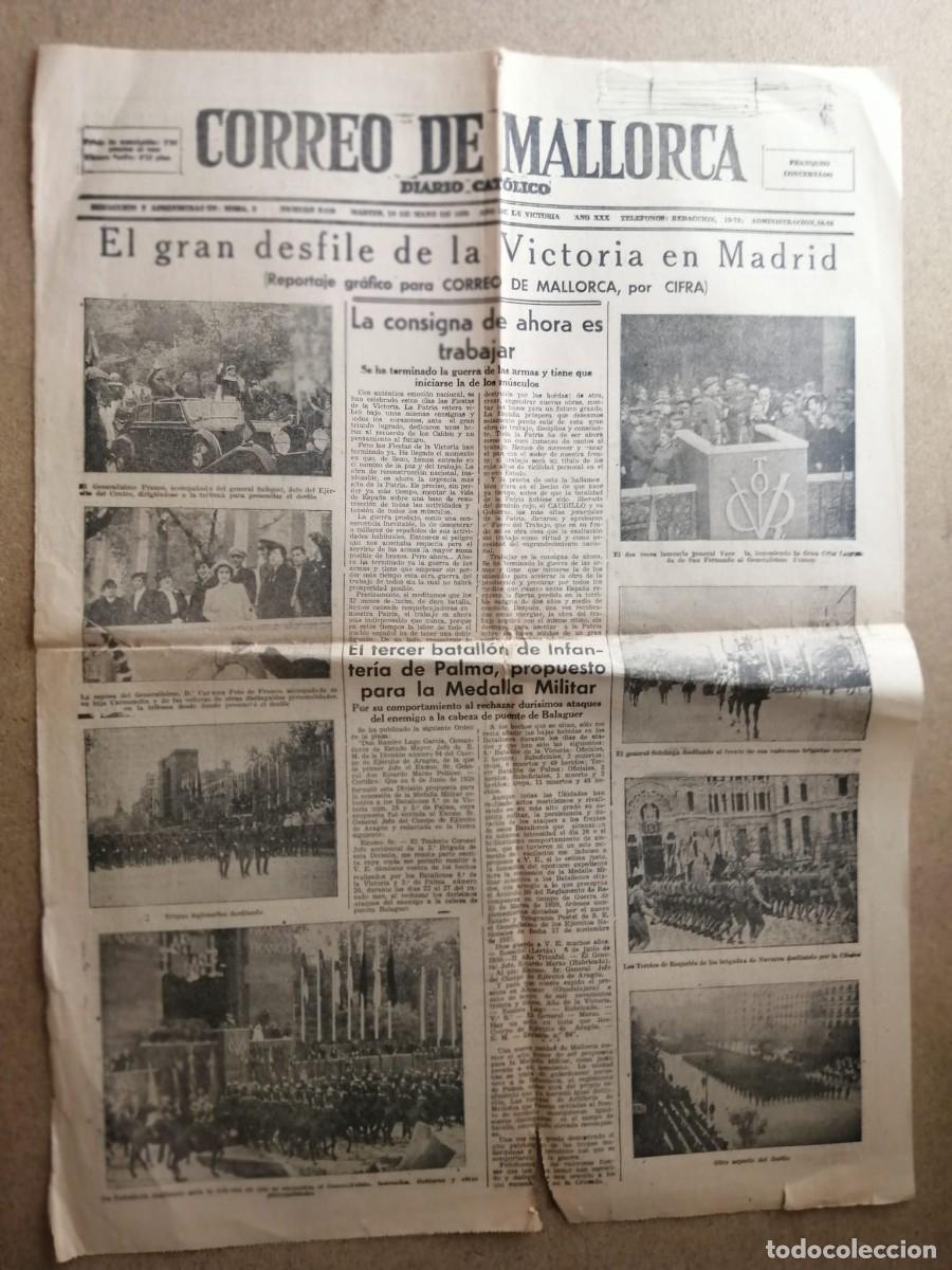 Otros Art&iacute;culos de Coleccionismo en Papel: NOTICIA DE PRENSA. EL GRAN DESFILE DE LA VICTORIA EN MADRID (1939)