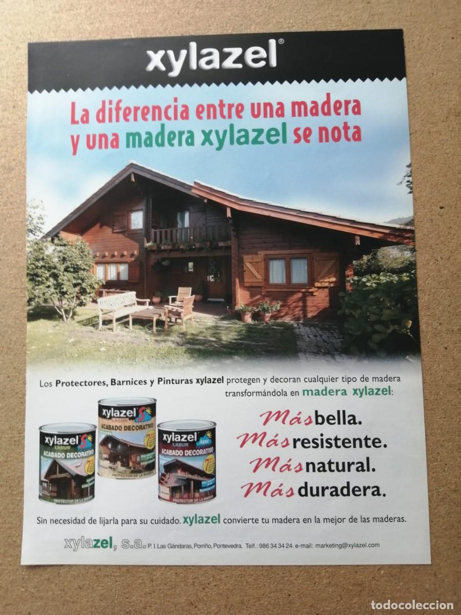 Otros Art&iacute;culos de Coleccionismo en Papel: ANUNCIO. PINTURAS, PROTECTORES Y BARNICES XYLAZEL