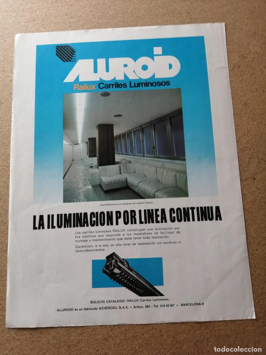 Otros Art&iacute;culos de Coleccionismo en Papel: ANUNCIO. CARRILES LUMINOSOS ALUROID