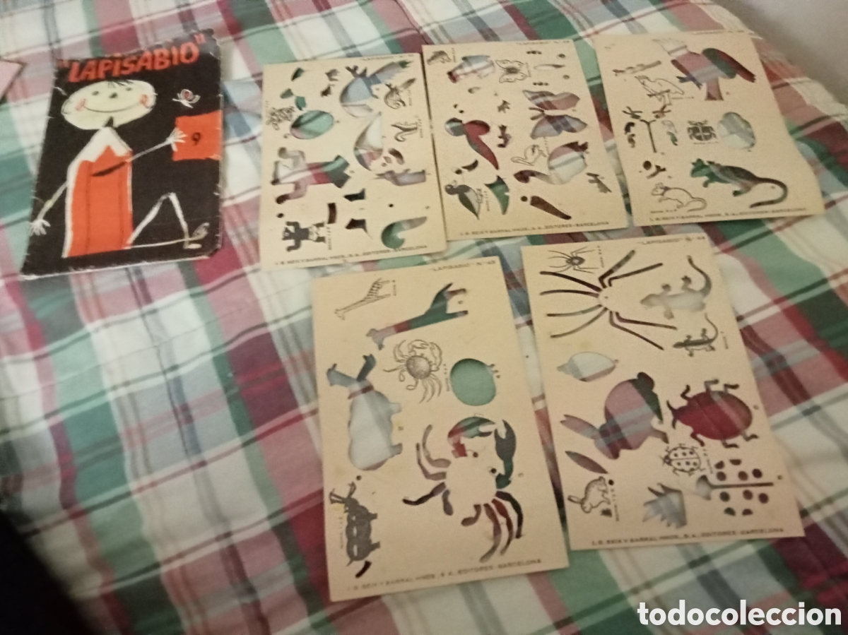 Otros Art&iacute;culos de Coleccionismo en Papel: Lapisabio 9 dibujos perforados