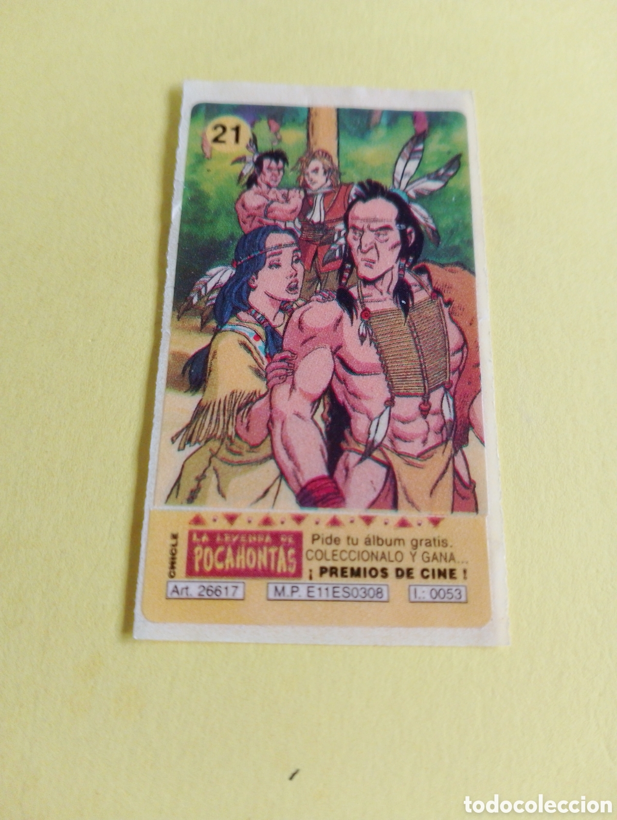 Otros Art&iacute;culos de Coleccionismo en Papel: Chicles Pocahontas 21, chicles