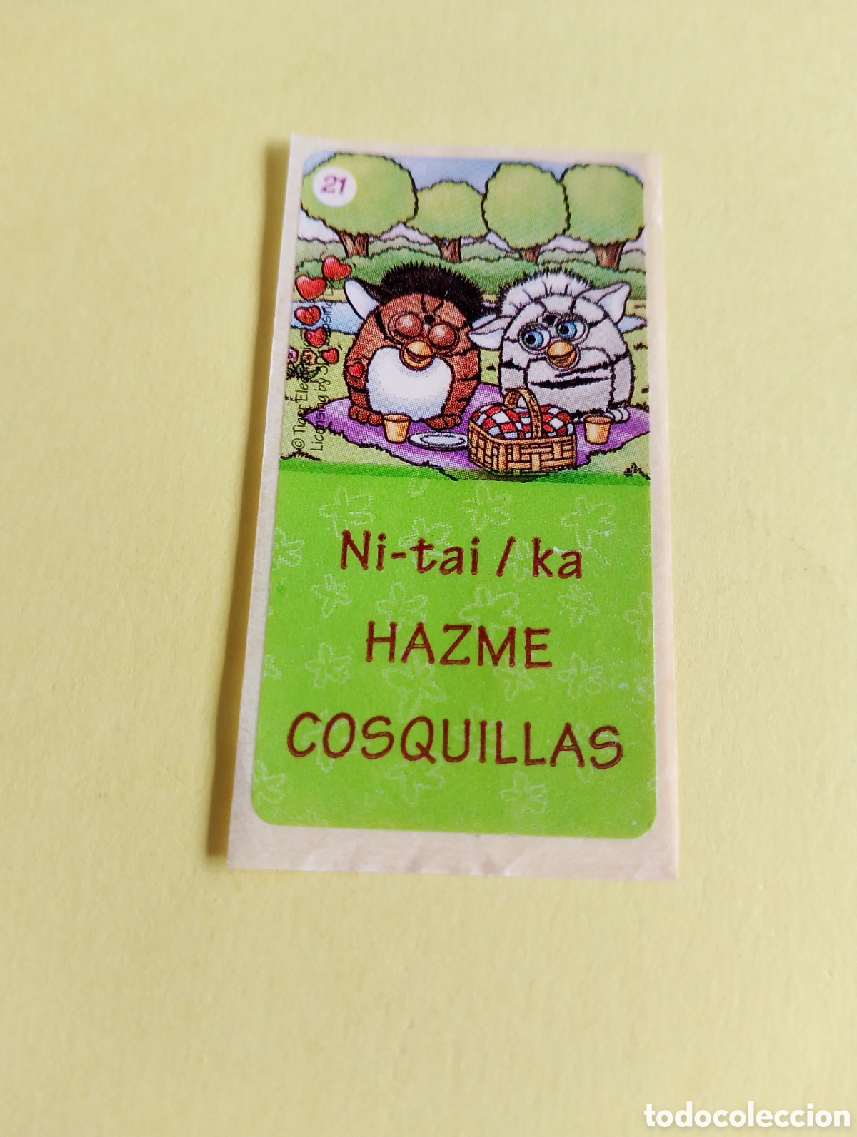 Otros Art&iacute;culos de Coleccionismo en Papel: Chicles cosquillas 21, chicles