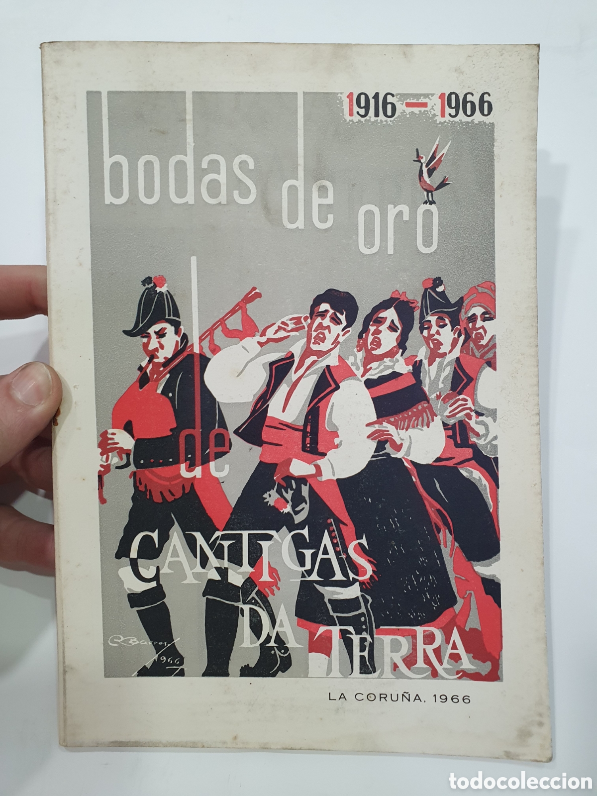 Outros artigos de papel: Folleto Bodas de oro Cantigas da Terra La Coru&ntilde;a. (L98)