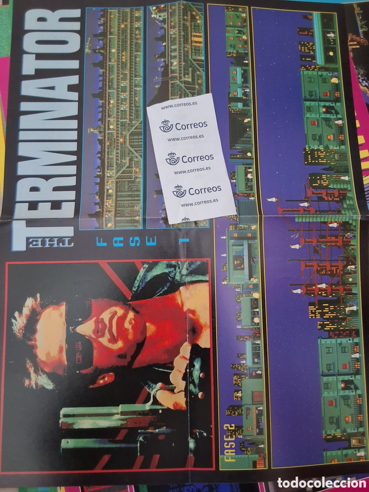 Otros Art&iacute;culos de Coleccionismo en Papel: Hobby consolas suplemento mapa grafico Terminator