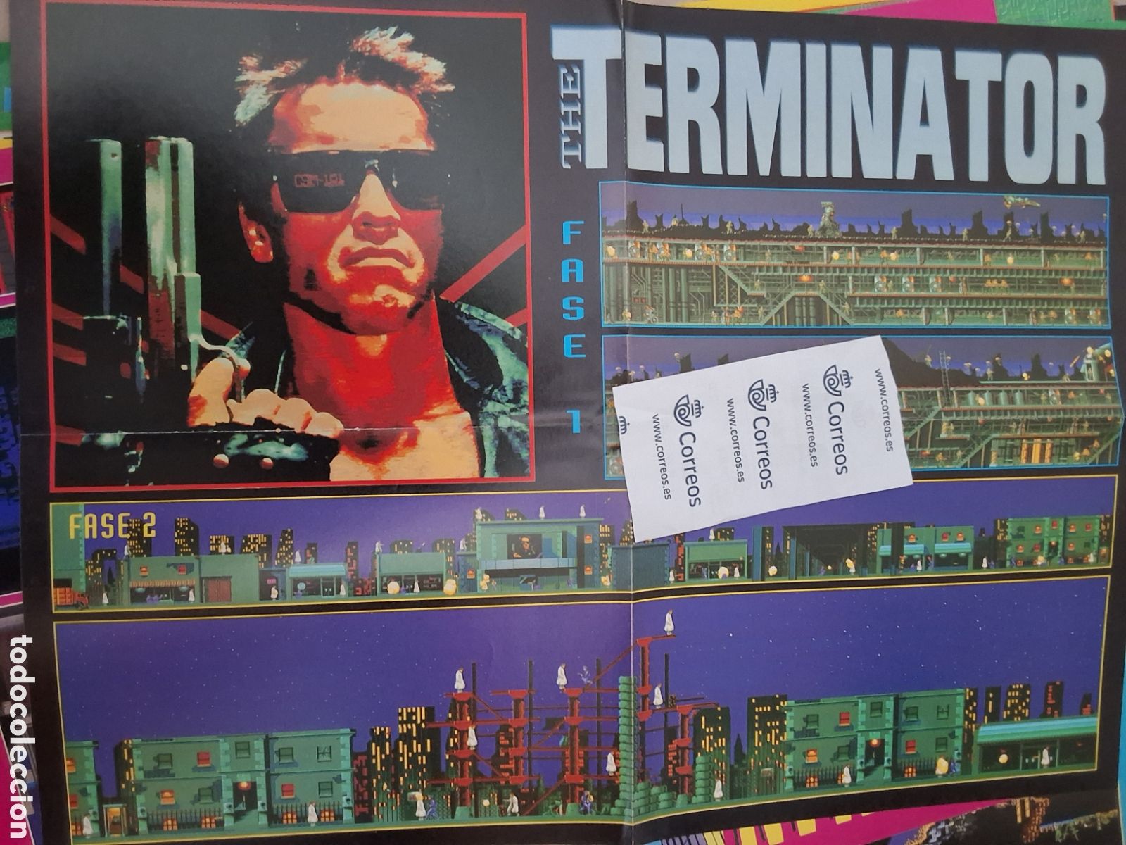 Otros Art&iacute;culos de Coleccionismo en Papel: Hobby consolas suplemento mapa grafico Terminator