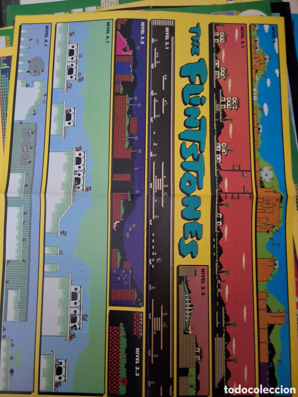 Otros Art&iacute;culos de Coleccionismo en Papel: Hobby consolas suplemento mapa grafico the Flintstones