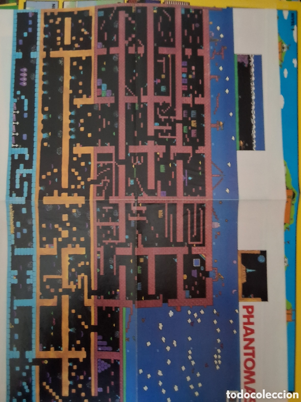 Otros Art&iacute;culos de Coleccionismo en Papel: Phantomas mapa grafico revista consolas