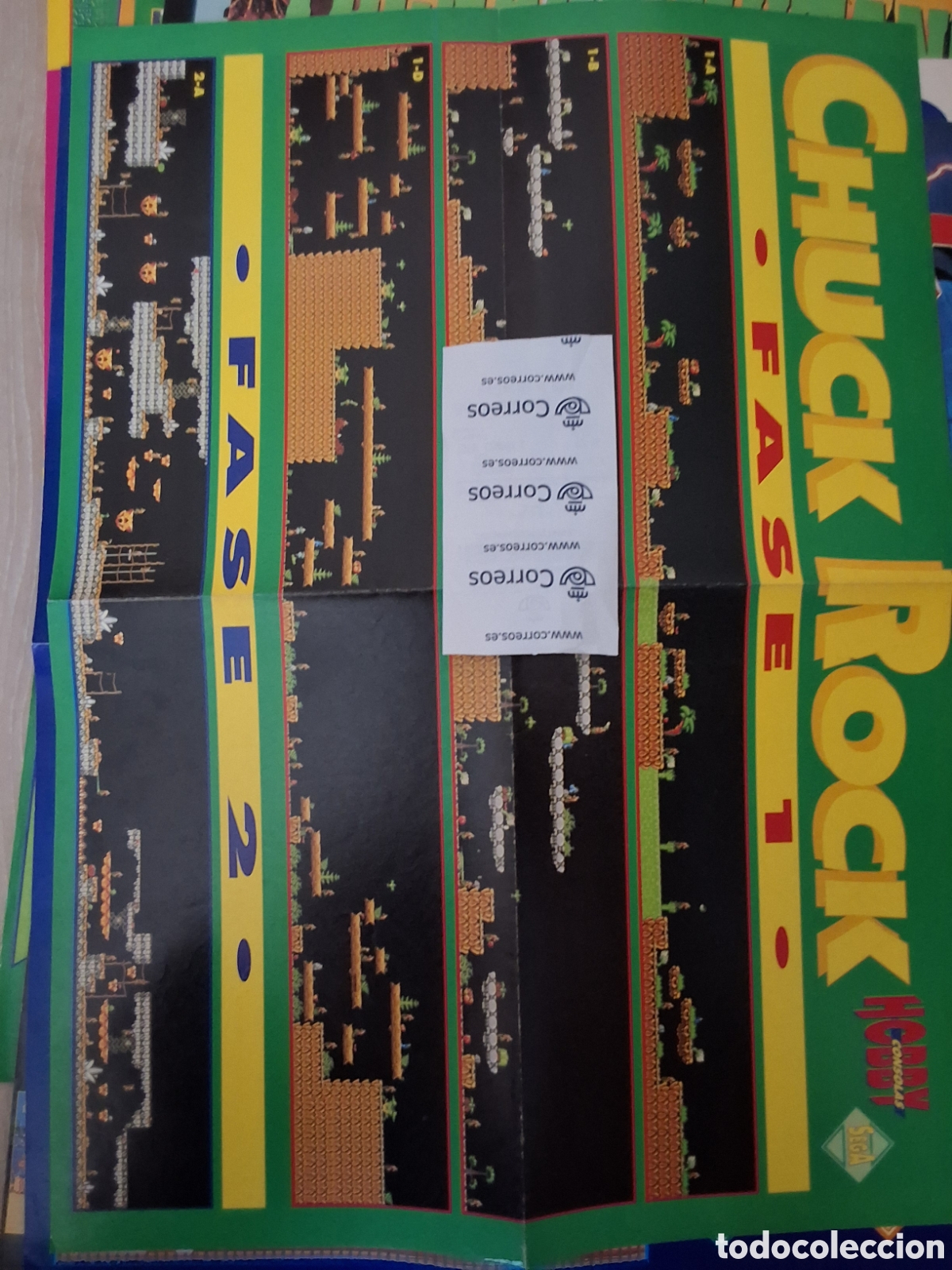 Otros Art&iacute;culos de Coleccionismo en Papel: Hobby consolas suplemento mapa grafico Chuck rock