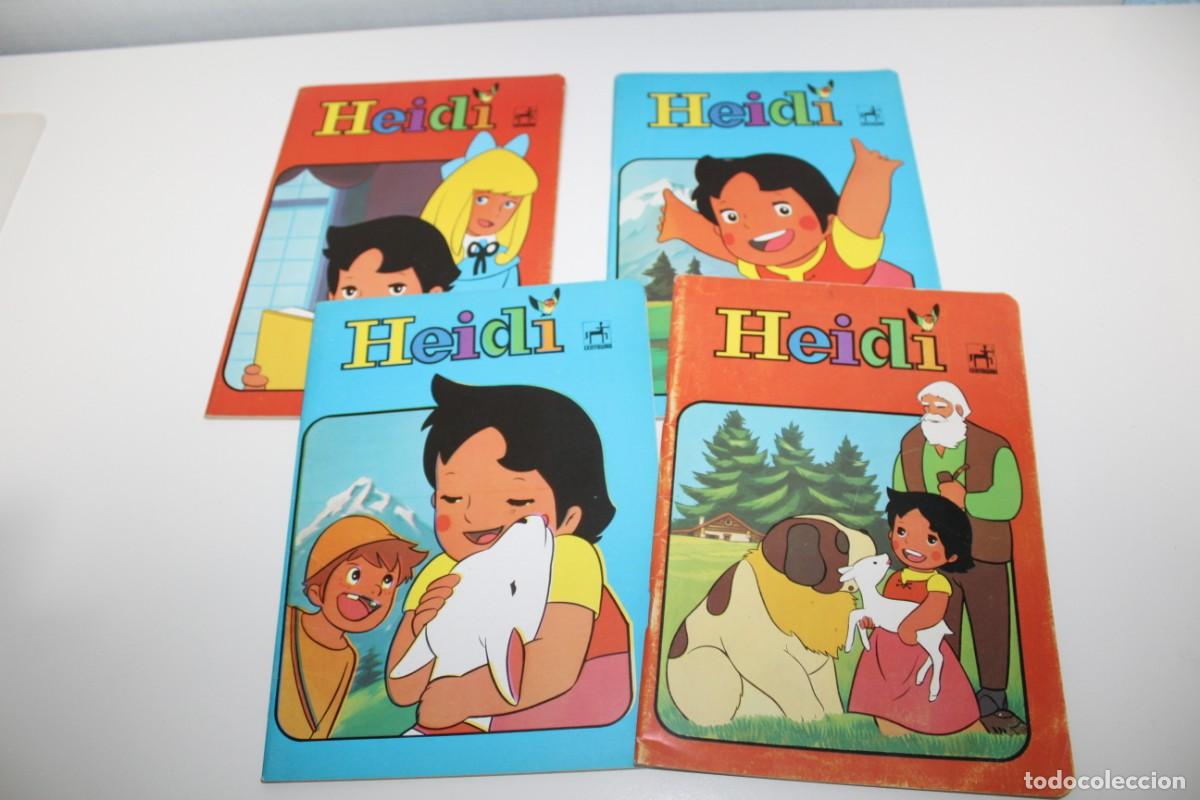 Otros Art&iacute;culos de Coleccionismo en Papel: LOTE DE 4 CUADERNOS ESCOLARES HEIDI - CENTAURO 1975