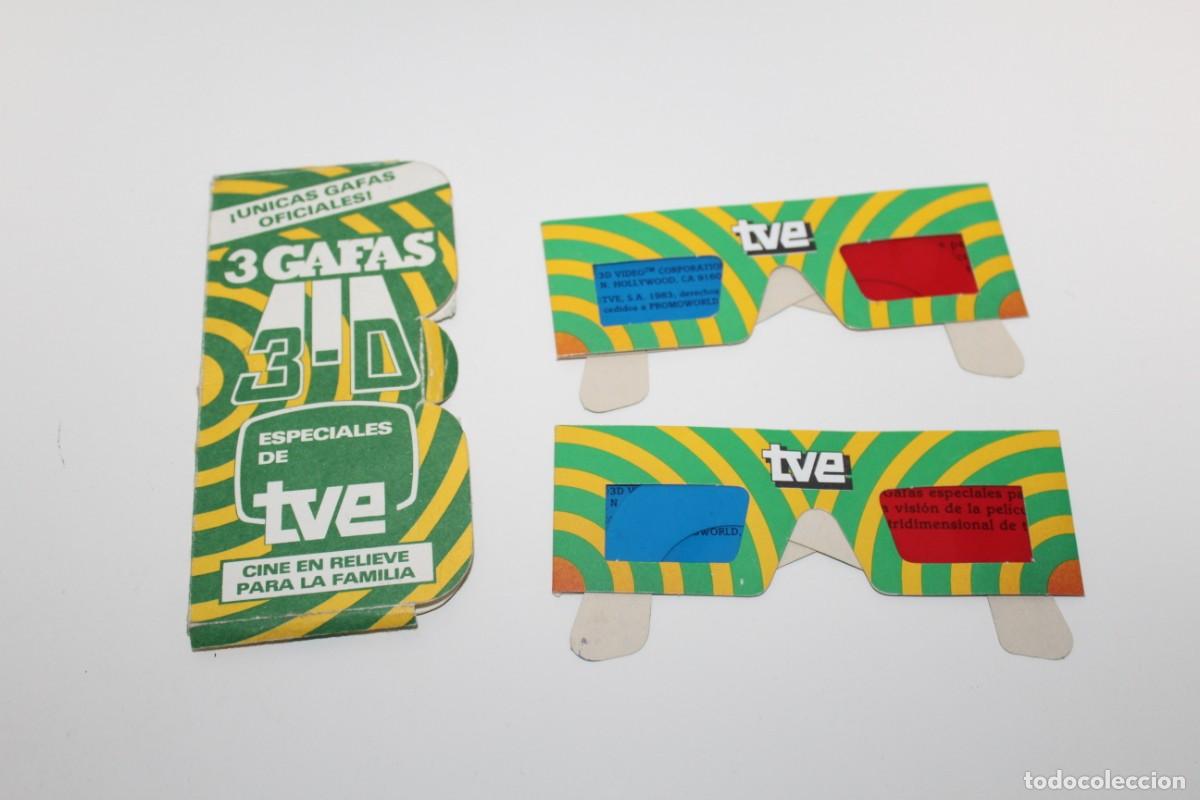Otros Art&iacute;culos de Coleccionismo en Papel: ANTIGUAS GAFAS ESPECIALES DE TVE - CINE EN RELIEVE PARA LA FAMILIA