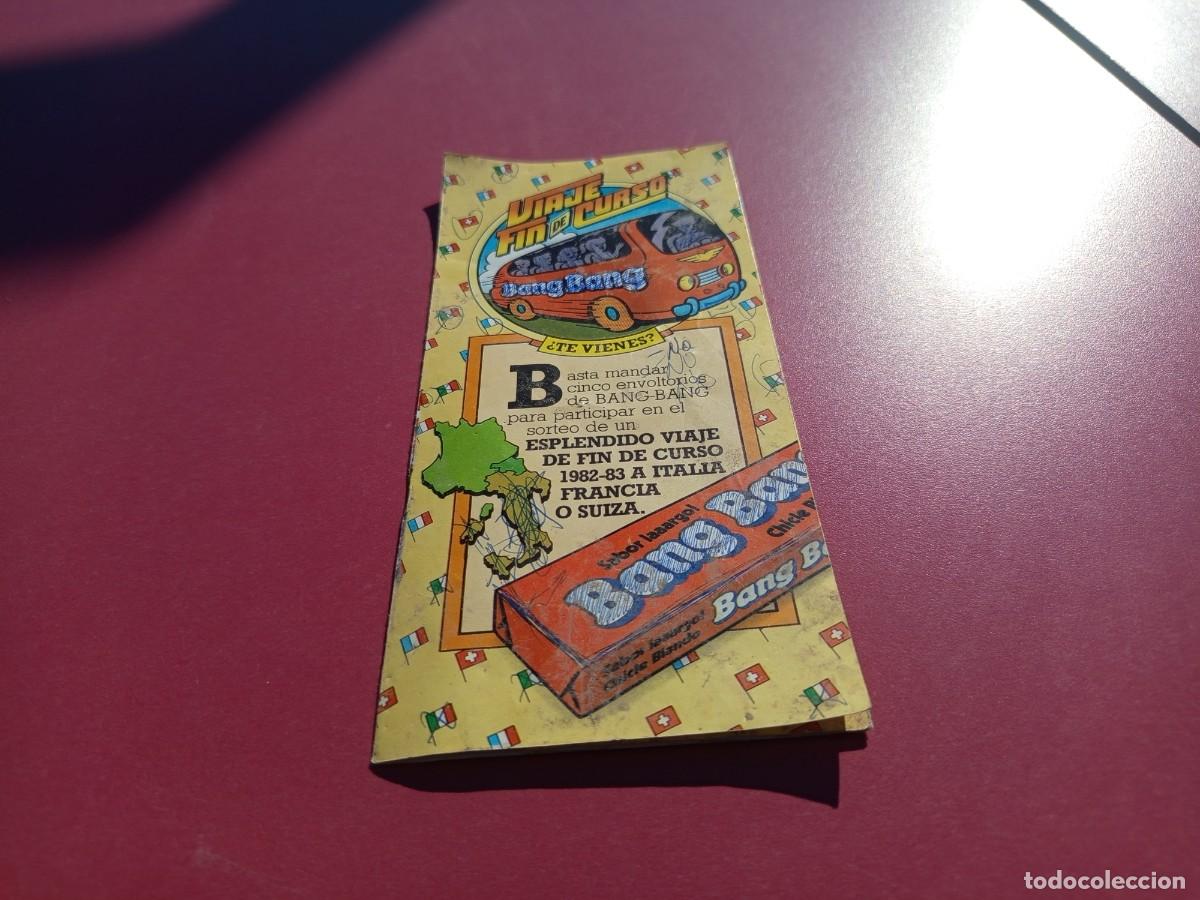 Otros Art&iacute;culos de Coleccionismo en Papel: Promoci&oacute;n Chicles Bang Bang Viaje Fin de Curso. a&ntilde;o 1982-1983. &Uacute;nico!