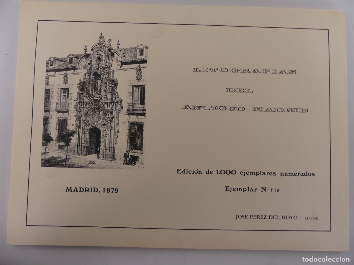 Collectionnisme Papier divers: CARPETA CON 19 LITOGRAFIAS DEL ANTIGUO MADRID EDICION LIMITADA NUMERO 150 DE 1000