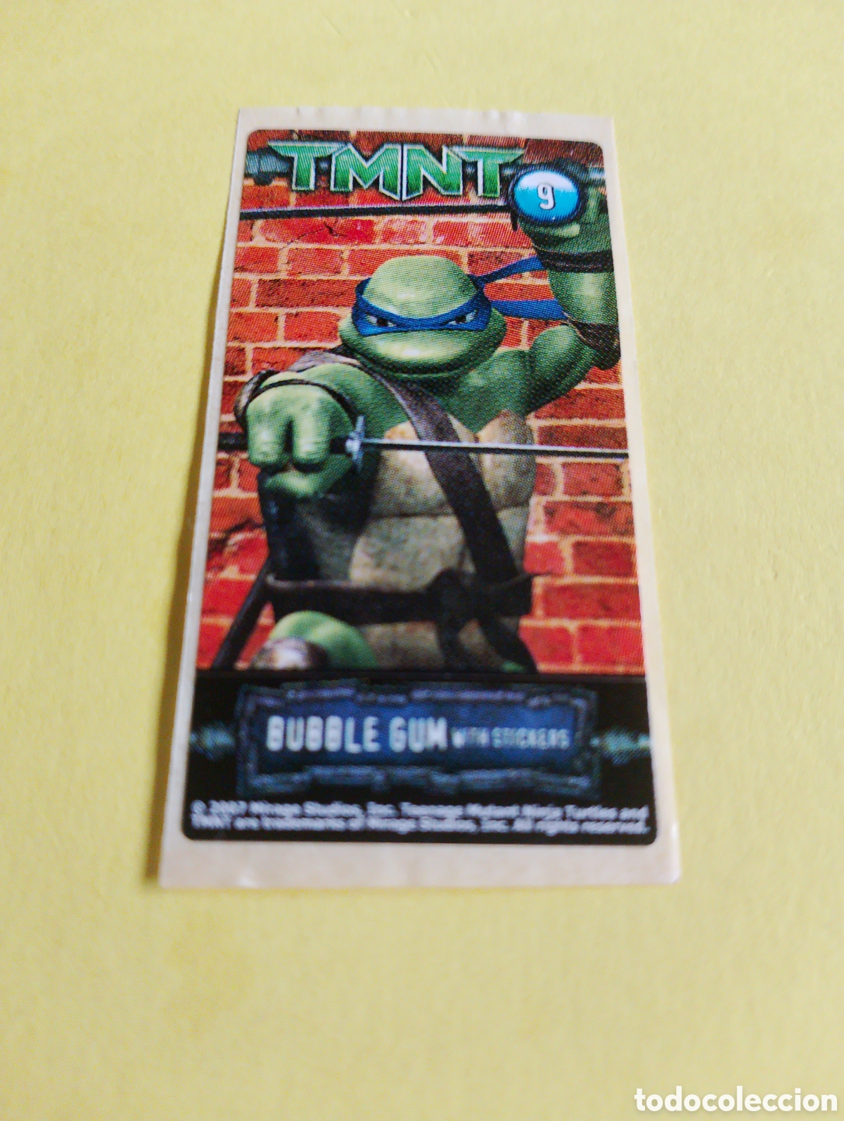 Otros Art&iacute;culos de Coleccionismo en Papel: Chicles tortugas 9, chicles