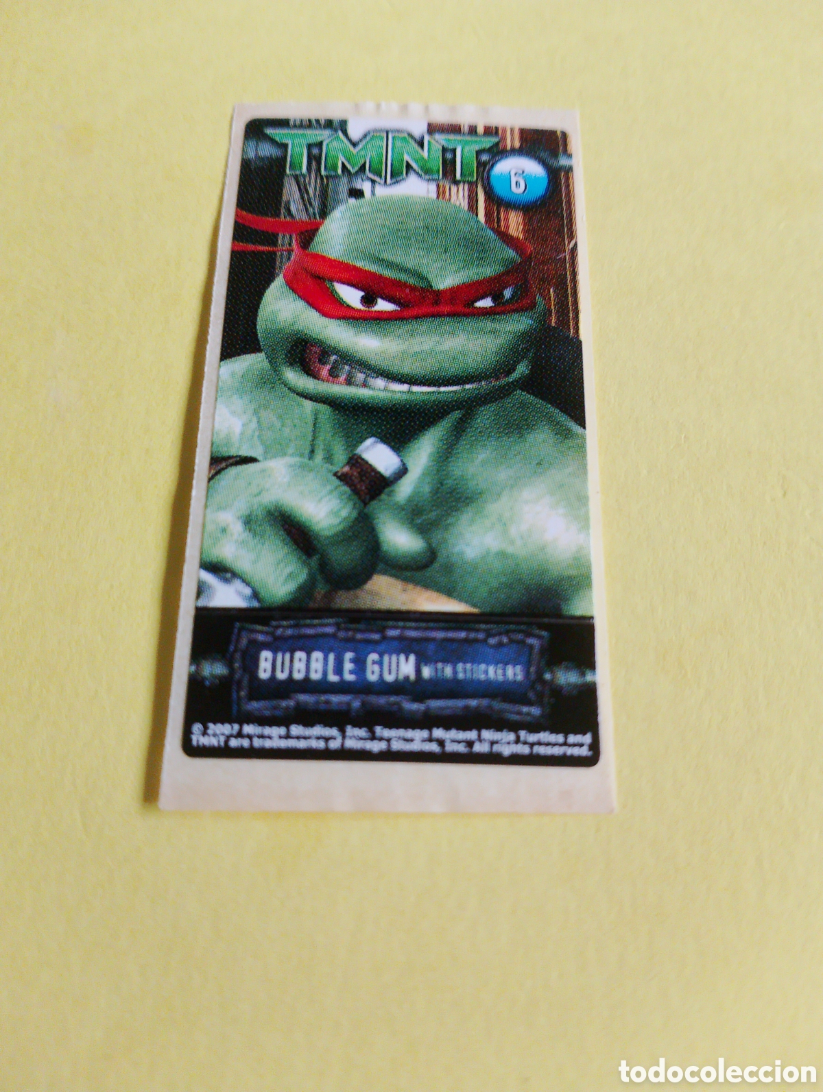 Otros Art&iacute;culos de Coleccionismo en Papel: Chicles tortugas 6, chicles