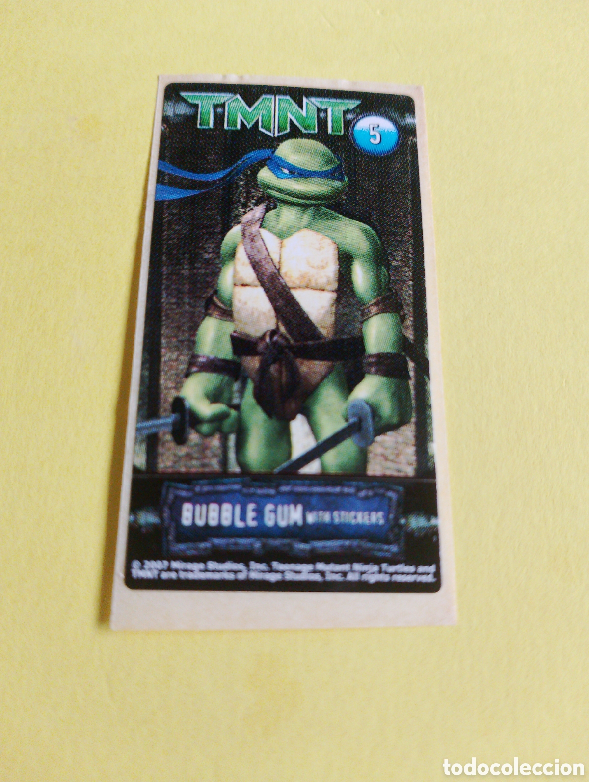 Otros Art&iacute;culos de Coleccionismo en Papel: Chicles tortugas 5, chicles