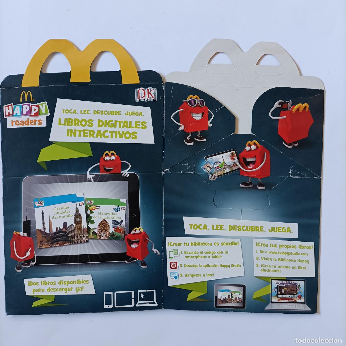 Otros Art&iacute;culos de Coleccionismo en Papel: caja happy meal mcdonalds carton vacia mascota menu infantil mcdonald mc donald readers