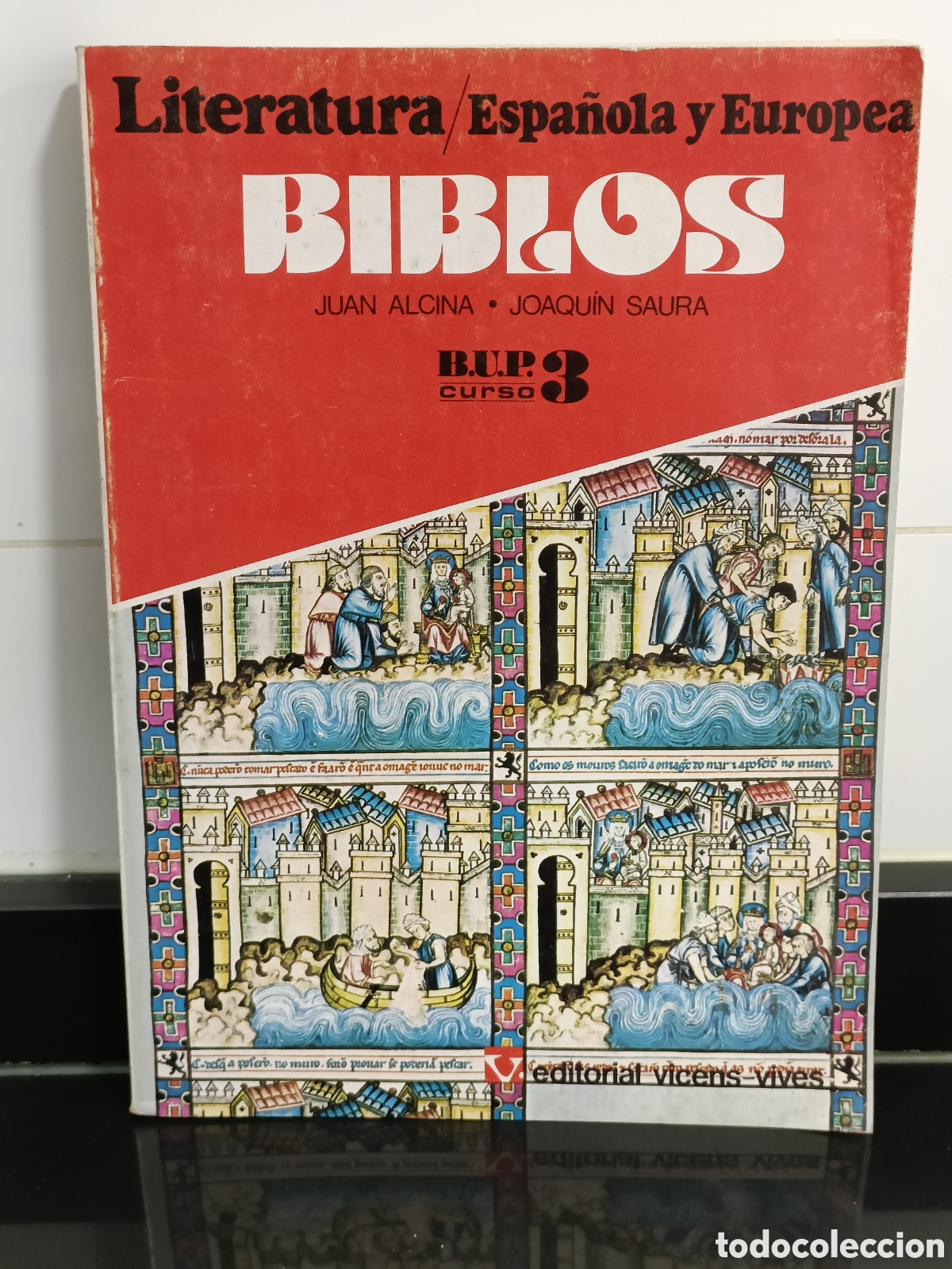 Otros Art&iacute;culos de Coleccionismo en Papel: Libro de texto Literatura Espa&ntilde;ola y Europea: BIBLOS, correspondiente al tercer curso de B.U.P.