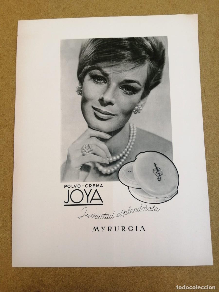 Otros Art&iacute;culos de Coleccionismo en Papel: ANUNCIO. POLVO CREMA JOYA, DE MYRURGIA