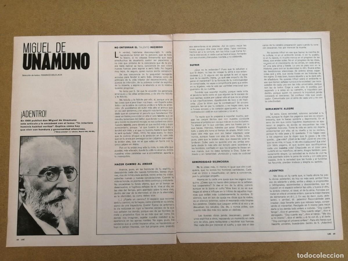 Otros Art&iacute;culos de Coleccionismo en Papel: REPORTAJE. MIGUEL DE UNAMUNO