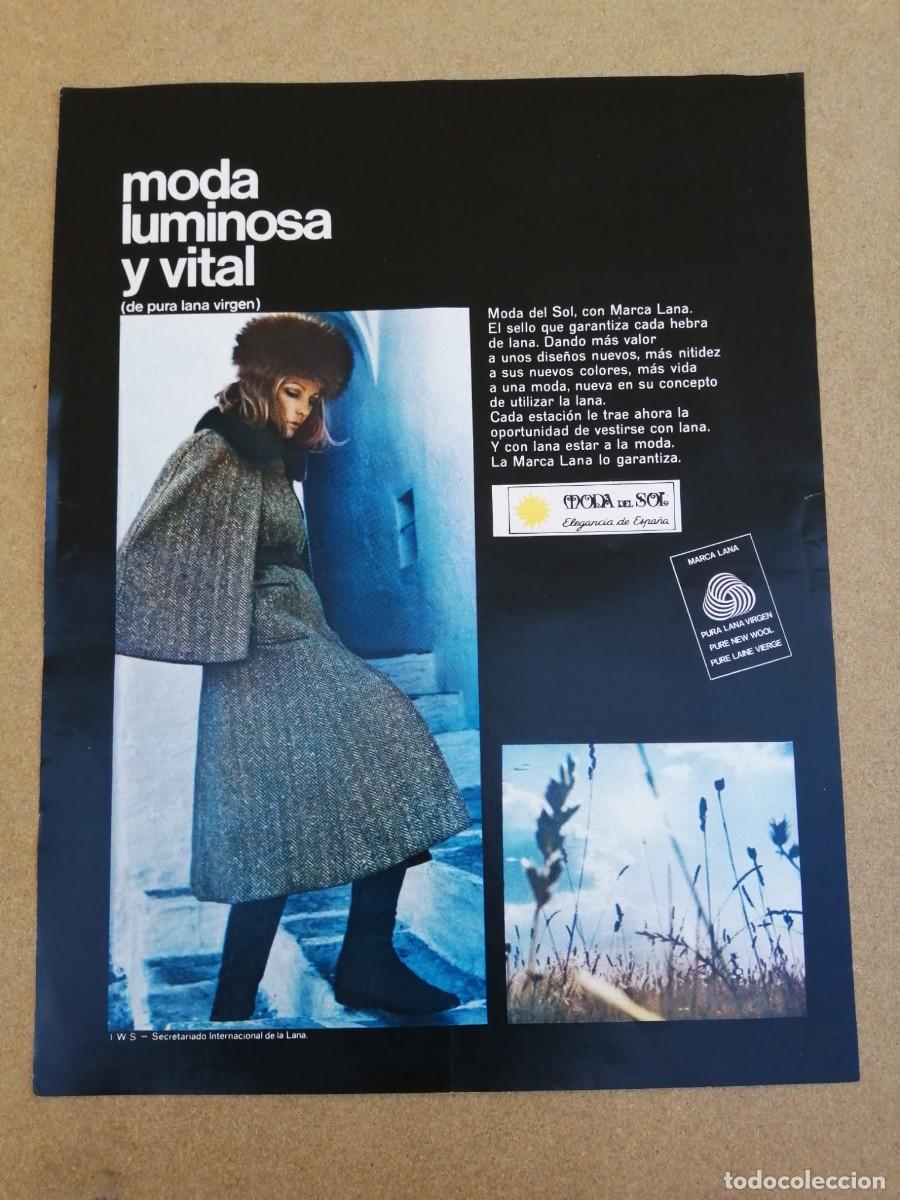 Otros Art&iacute;culos de Coleccionismo en Papel: ANUNCIO. MODA LUMINOSA Y VITAL. MODA DEL SOL, ELEGANCIA DE ESPA&Ntilde;A