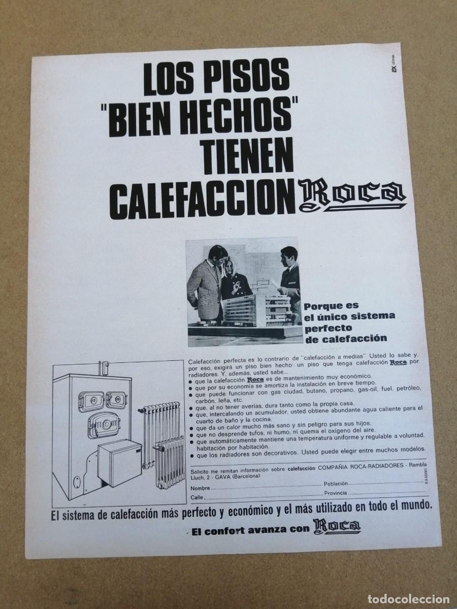 Otros Art&iacute;culos de Coleccionismo en Papel: ANUNCIO. CALEFACCION ROCA