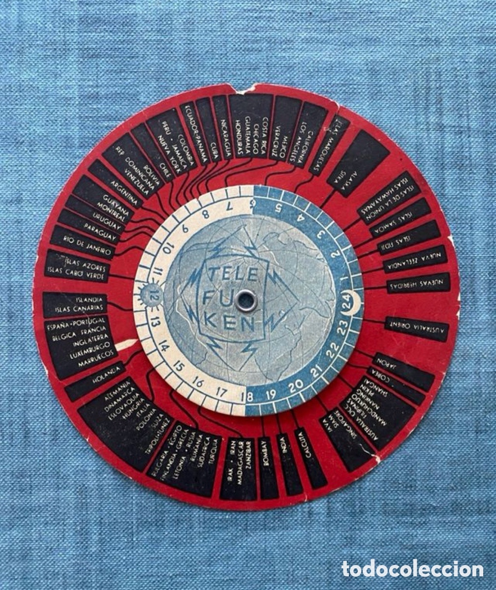 Sammelleidenschaft Andere Papierartikel: INSTRUCCIONES DE MANEJO DEL RELOJ INDICADOR MUNDIAL- TELEFUNKEN PUBLICIDAD
