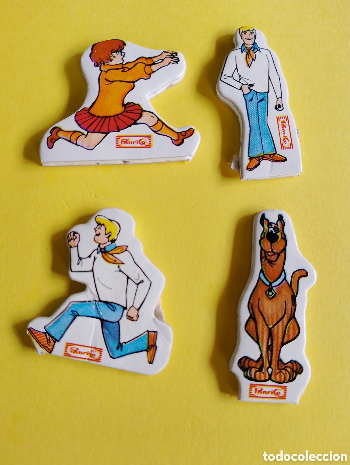 Otros Art&iacute;culos de Coleccionismo en Papel: Panrico 4 cromos scooby doo