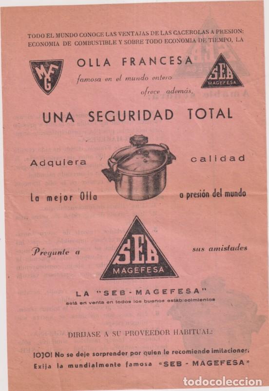 Otros Art&iacute;culos de Coleccionismo en Papel: Publicidad de Seb Magefesa