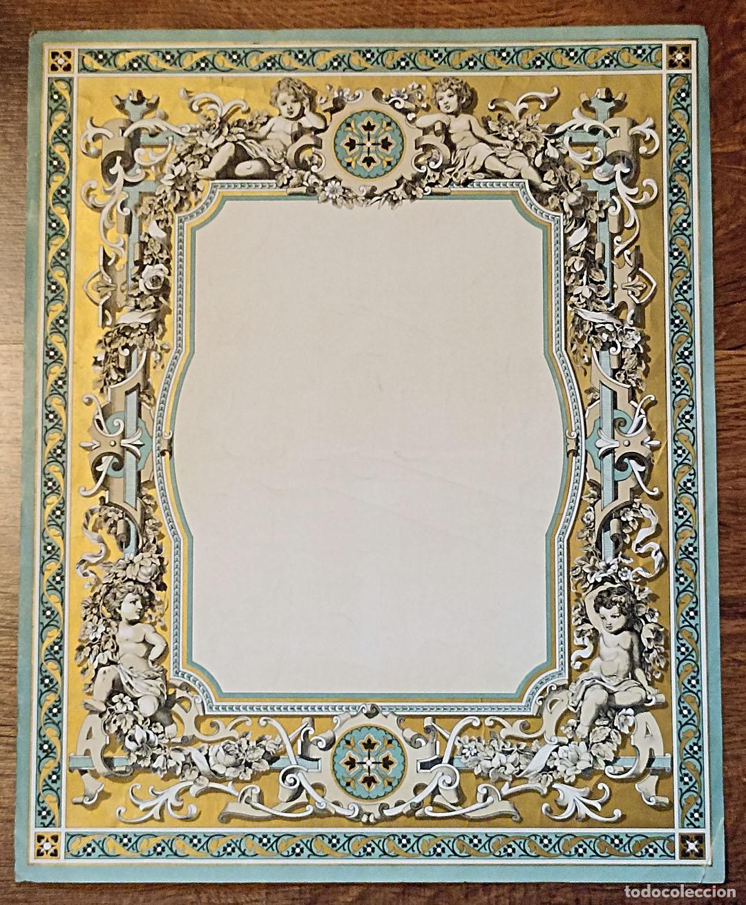 Otros Art&iacute;culos de Coleccionismo en Papel: &rdquo;Lamina (40x33 cm) Para Escribir de &rdquo;&rdquo;Estudios para caligraf&iacute;a) J. y A. Bastinos. Barcelona circa 18