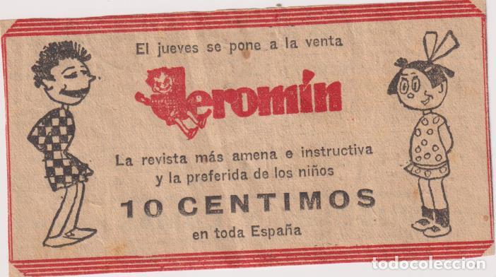 Otros Art&iacute;culos de Coleccionismo en Papel: Jerom&iacute;n. Publicidad del Tebeo del mismo nombre (6,5x11, 5) Recortado de revista. A&ntilde;o 1929