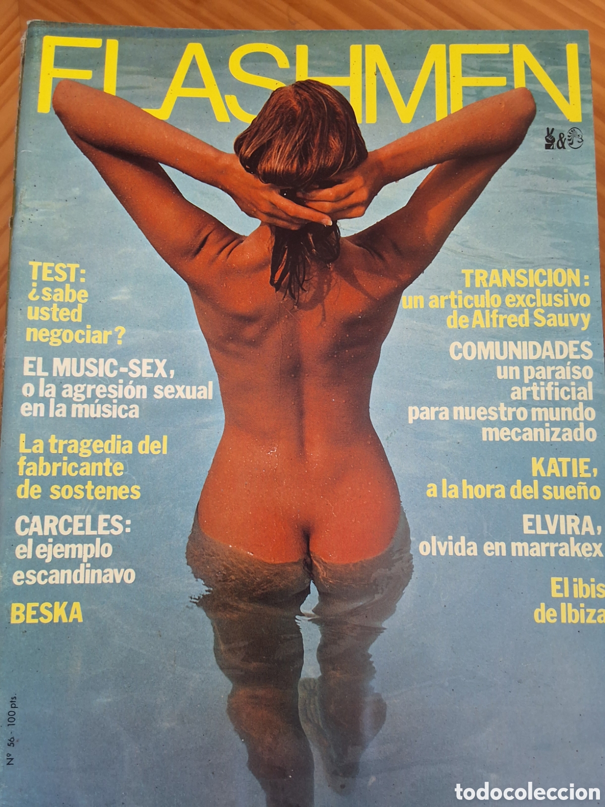 Otros Art&iacute;culos de Coleccionismo en Papel: Flashmen revista erotica desnudos mujeres 56