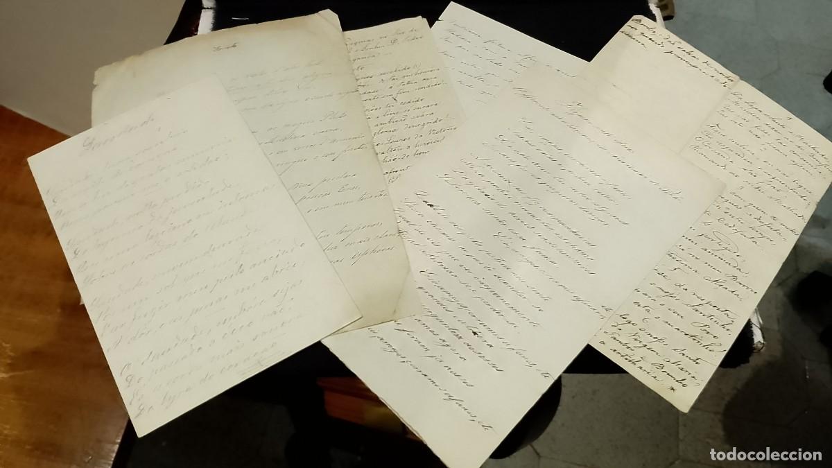 Otros Art&iacute;culos de Coleccionismo en Papel: Sonetos Antigos Manuscritos v&aacute;rios 6 unidades ver fotos