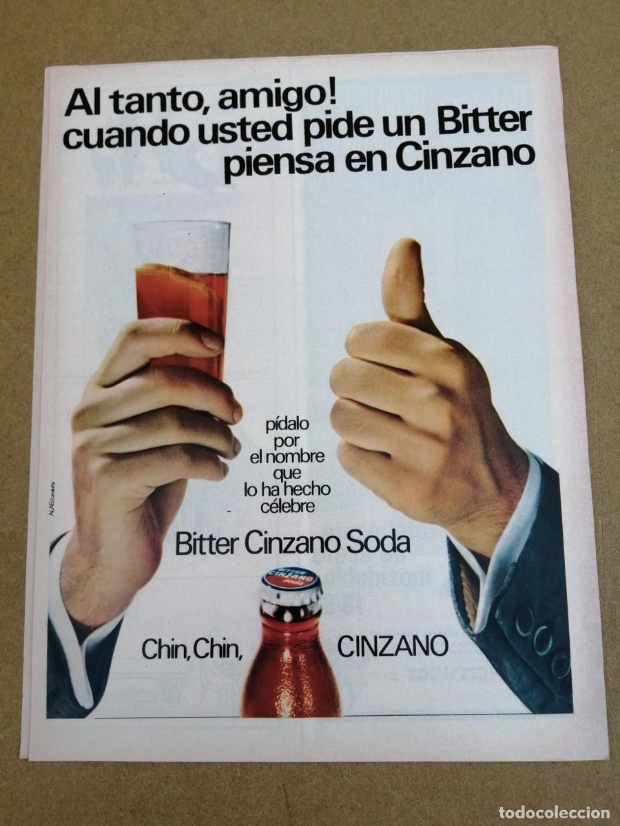 Otros Art&iacute;culos de Coleccionismo en Papel: ANUNCIO. BITTER CINZANO