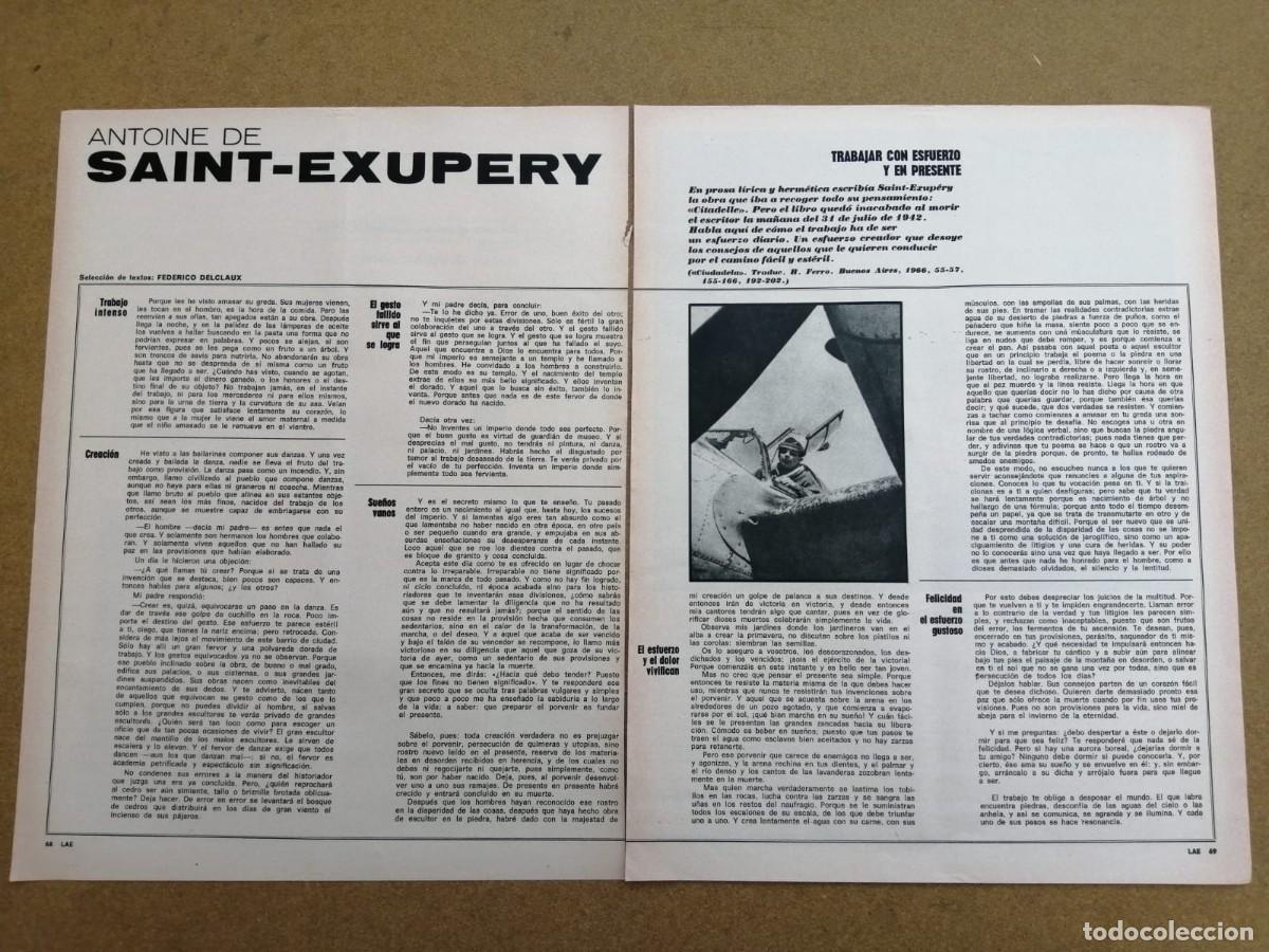Otros Art&iacute;culos de Coleccionismo en Papel: REPORTAJE. ANTOINE DE SAINT - EXUPERY