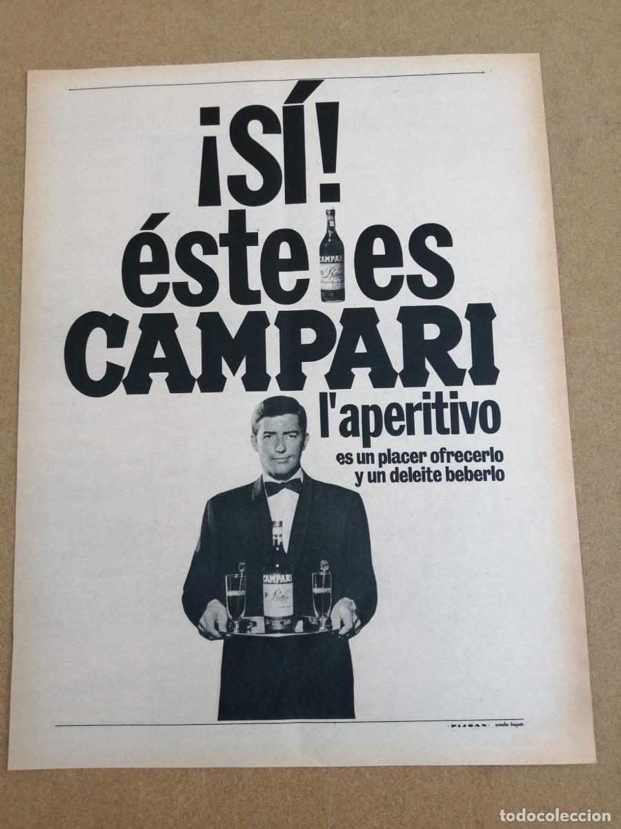 Otros Art&iacute;culos de Coleccionismo en Papel: ANUNCIO. CAMPARI....
