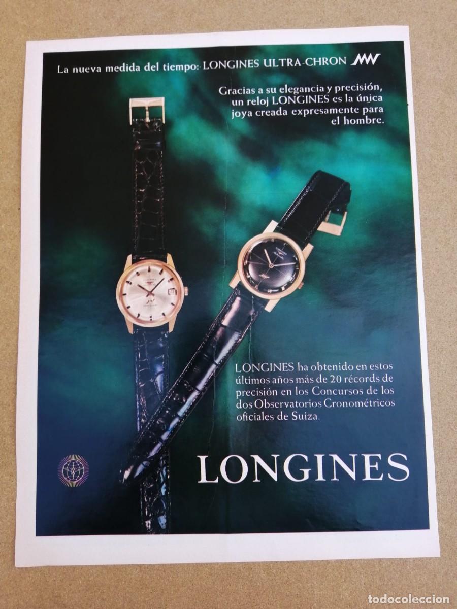 Otros Art&iacute;culos de Coleccionismo en Papel: ANUNCIO. RELOJ LONGINES