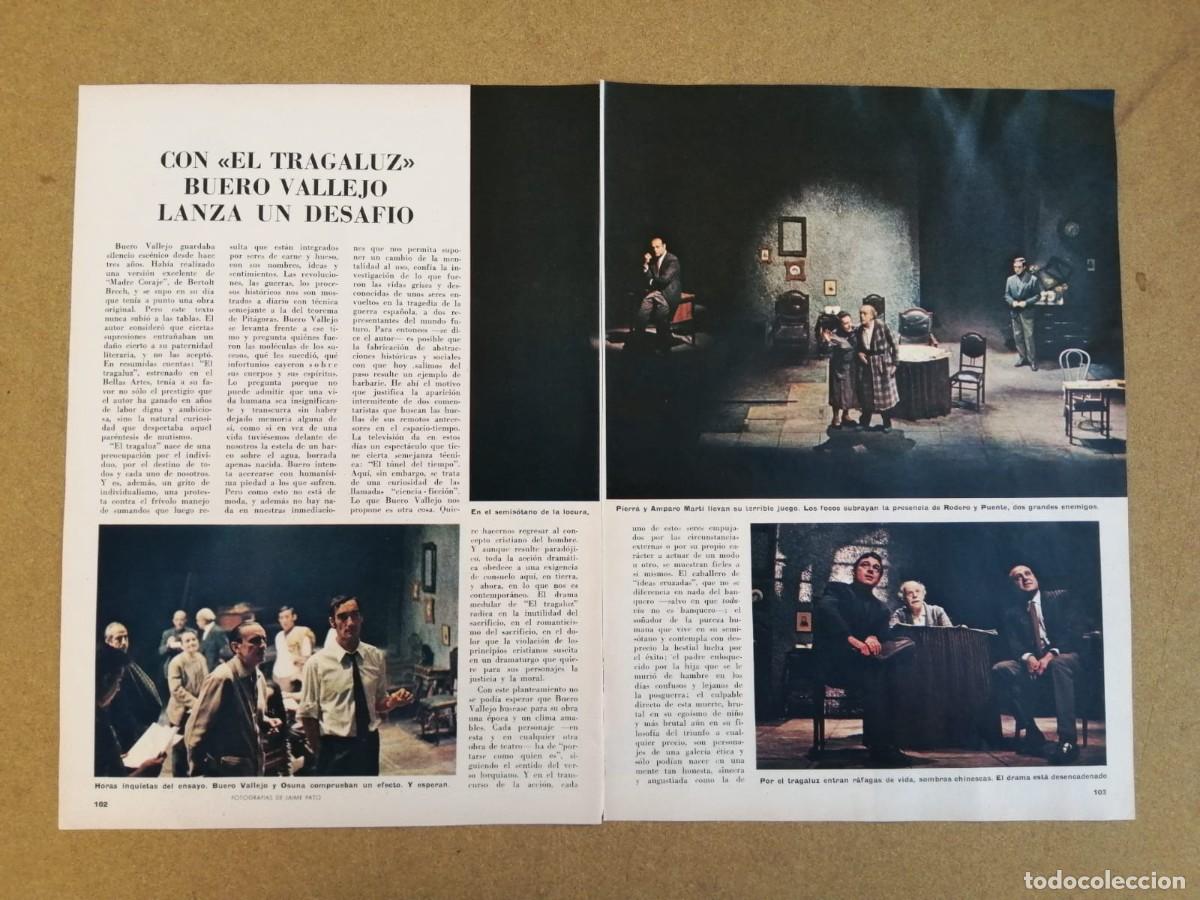 Otros Art&iacute;culos de Coleccionismo en Papel: REPORTAJE. ESCENIFICACION TEATRAL DE &rdquo;EL TRAGALUZ&rdquo; DE BUERO VALLEJO