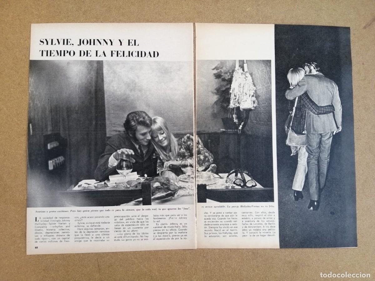 Otros Art&iacute;culos de Coleccionismo en Papel: REPORTAJE. SYLVIE VARTAN - JOHNNY HALLYDAY
