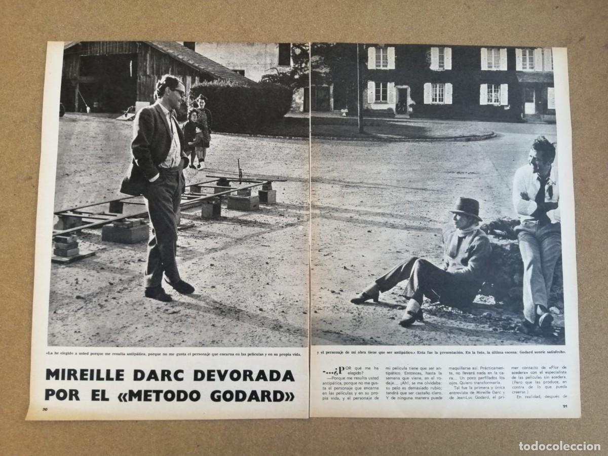 Otros Art&iacute;culos de Coleccionismo en Papel: REPORTAJE. JEAN LUC GODARD - MIREILLE DARC