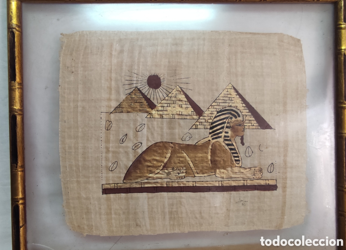 Otros Art&iacute;culos de Coleccionismo en Papel: Antiguo papiro egipcio