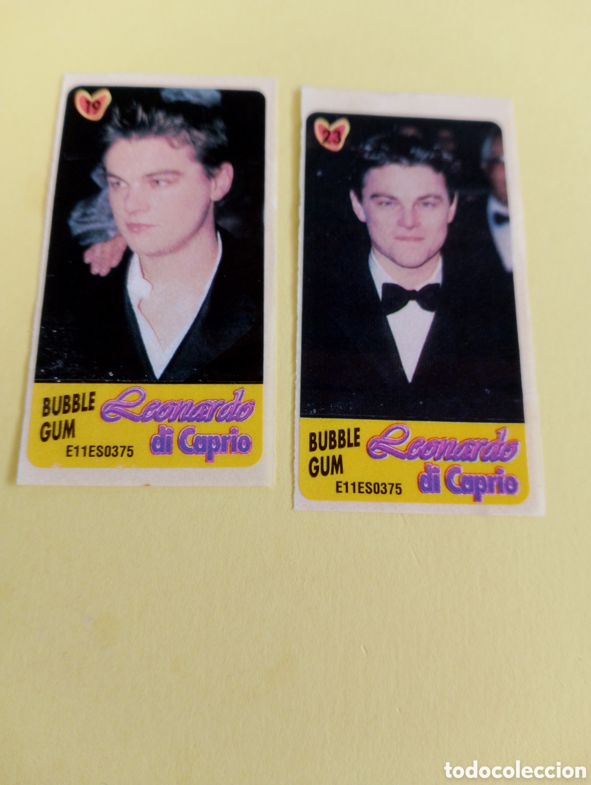 Otros Art&iacute;culos de Coleccionismo en Papel: Chicles DiCaprio 19,23 chicles