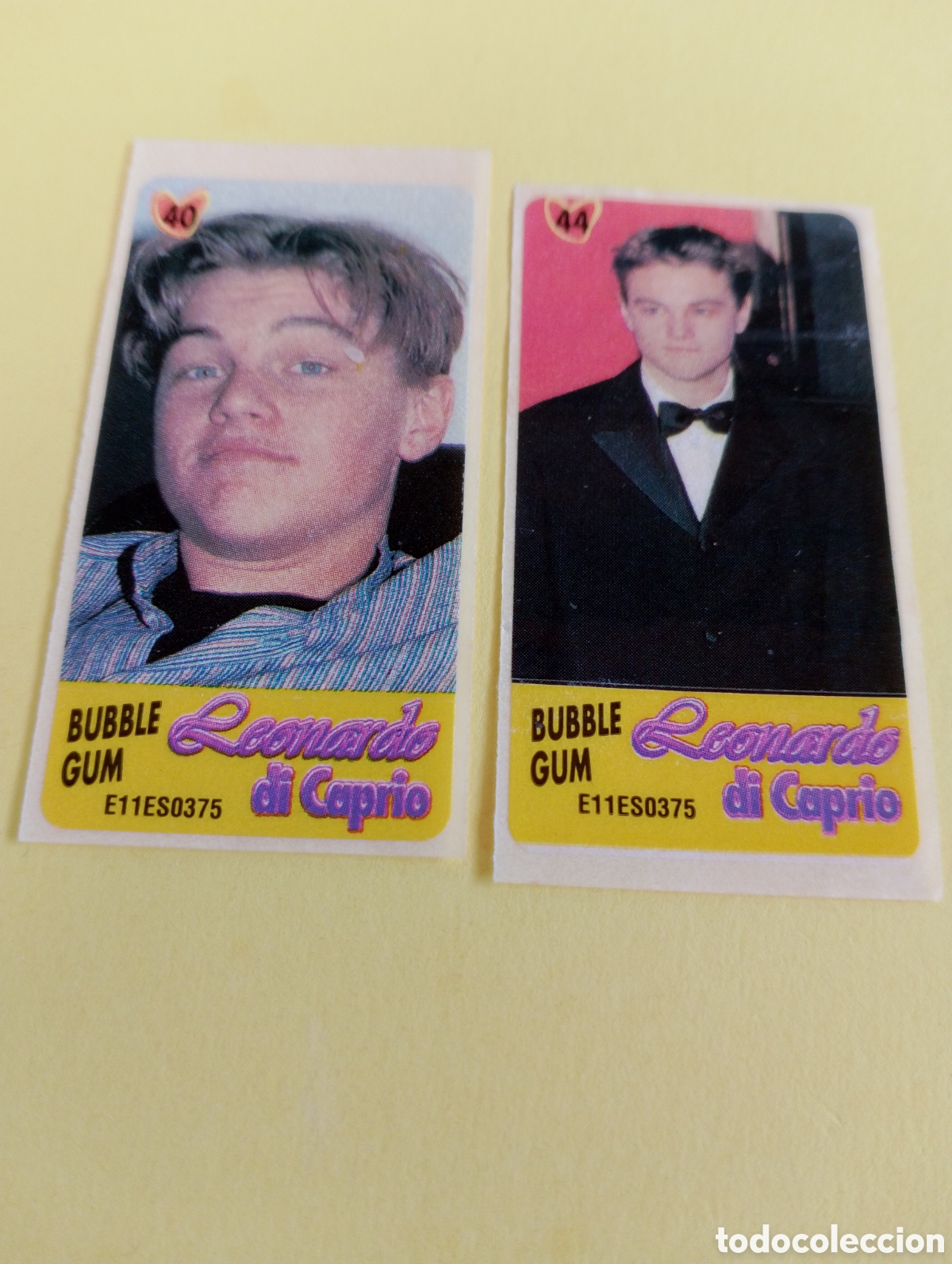 Otros Art&iacute;culos de Coleccionismo en Papel: Chicles DiCaprio 40,44 chicles