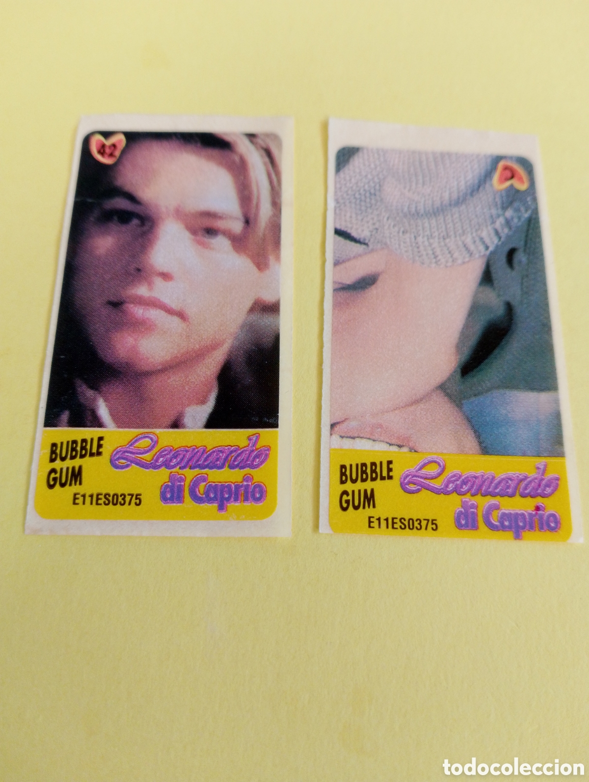 Otros Art&iacute;culos de Coleccionismo en Papel: Chicles DiCaprio 42,C chicles