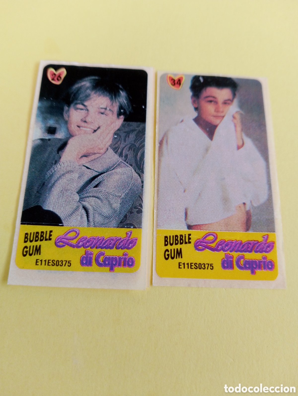 Otros Art&iacute;culos de Coleccionismo en Papel: Chicles DiCaprio 26,34 chicles