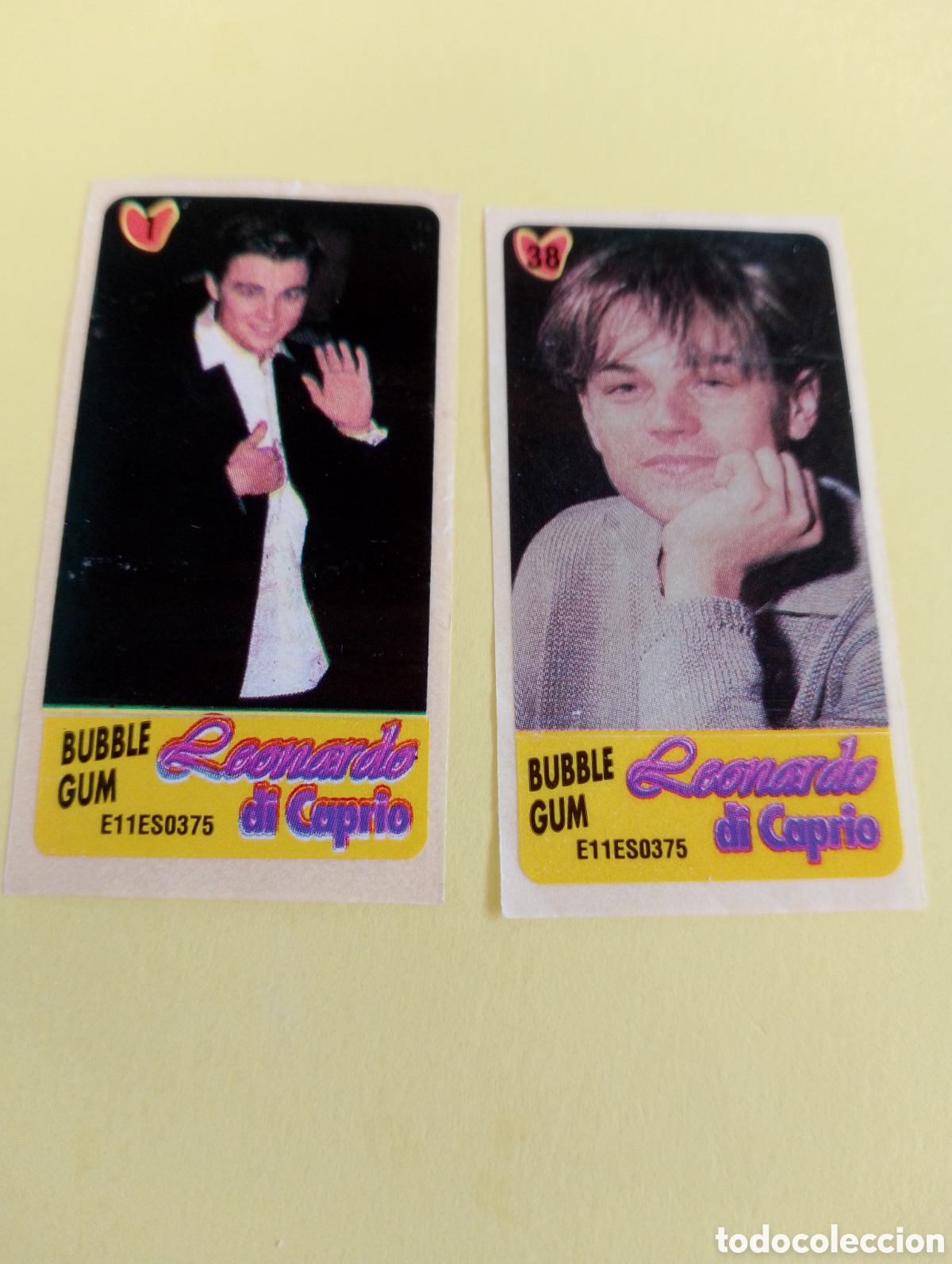 Otros Art&iacute;culos de Coleccionismo en Papel: Chicles DiCaprio 1,38 chicles