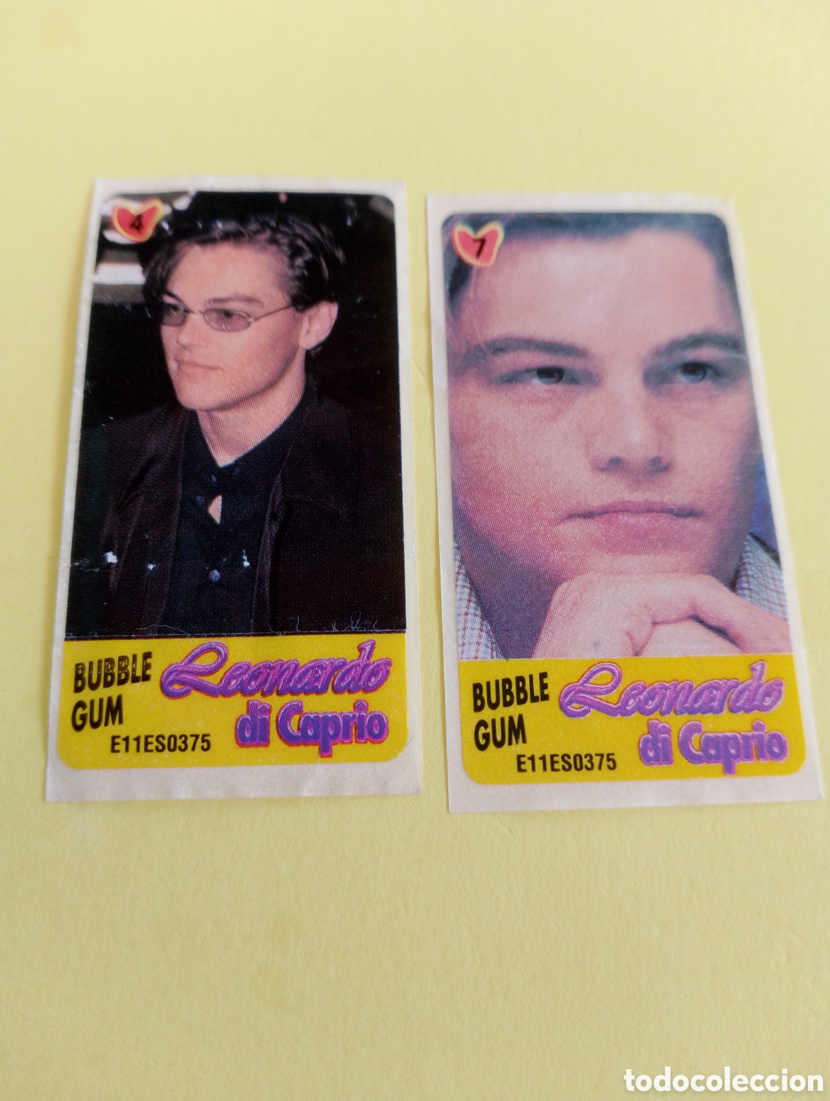 Otros Art&iacute;culos de Coleccionismo en Papel: Chicles DiCaprio 4,7 chicles