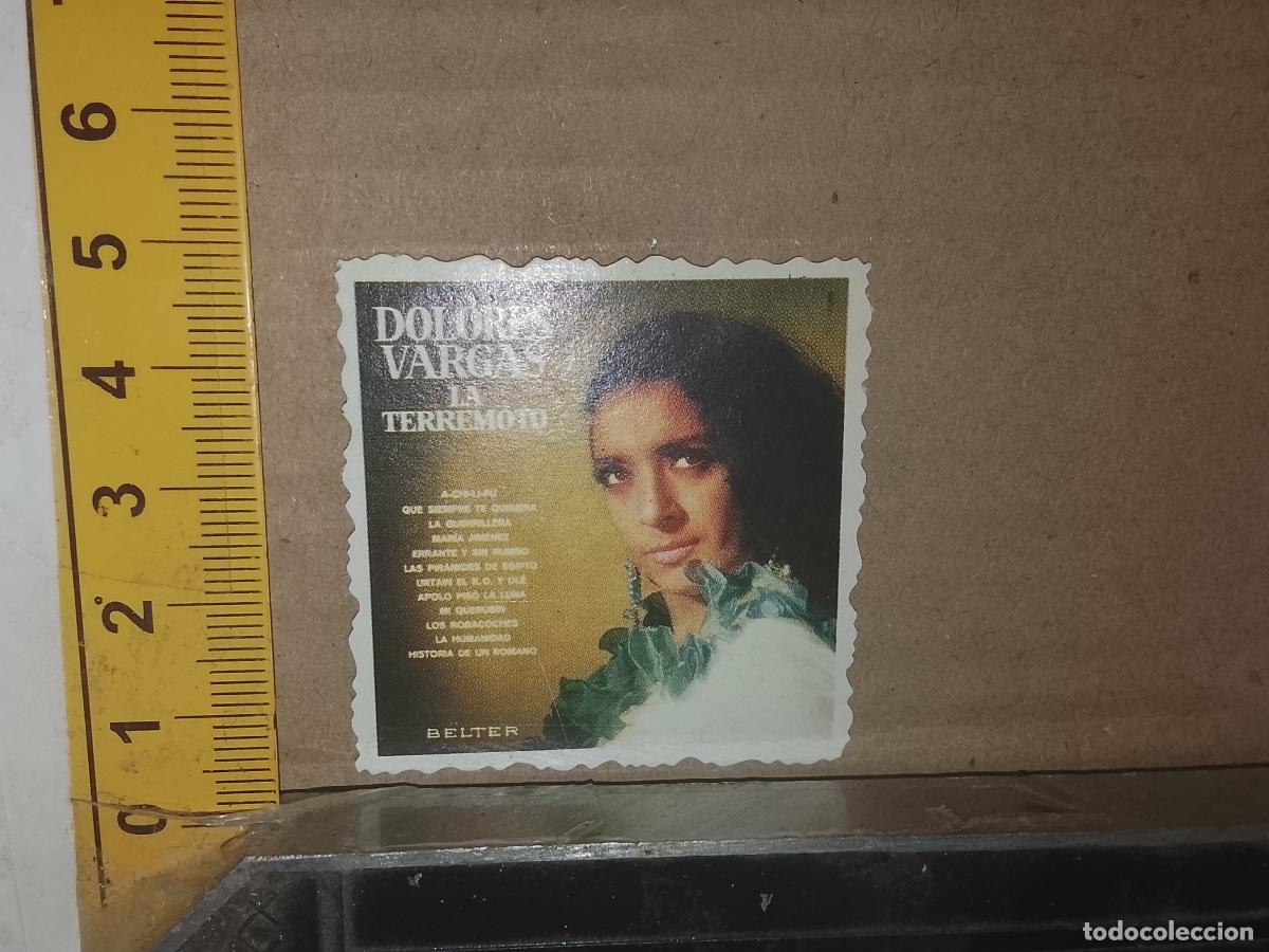 Otros Art&iacute;culos de Coleccionismo en Papel: ANTIGUO carton troquelado tipo cromo, MUSICA CANTANTE DOLORES VARGAS